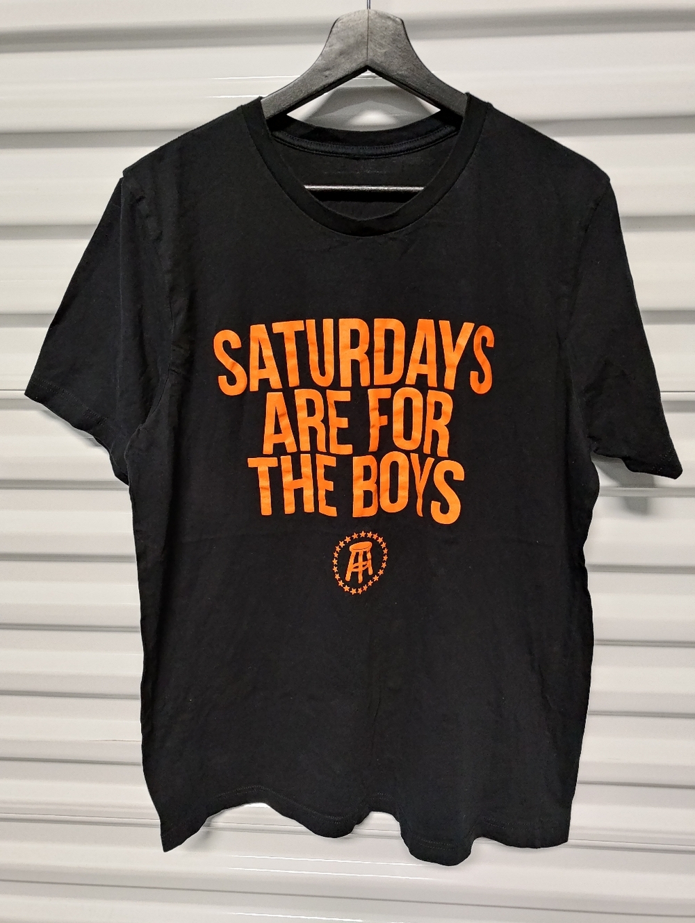 Saturdays Are For The Boys Barstool Sports Men's Short Sleeve T-shirt L